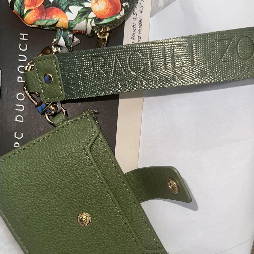 Rachel Zoe Green and Orange Clutches - Picture 3 of 16